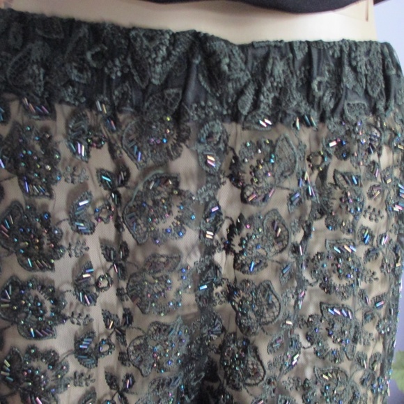UNIQUE BEADED SEE THROUGH PANTS - Picture 2 of 5